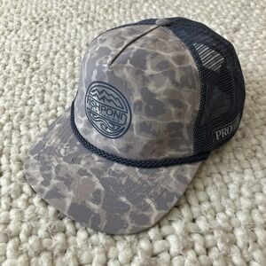 Fishpond Fly Fishing Camo Snapback Trucker Hat Cap